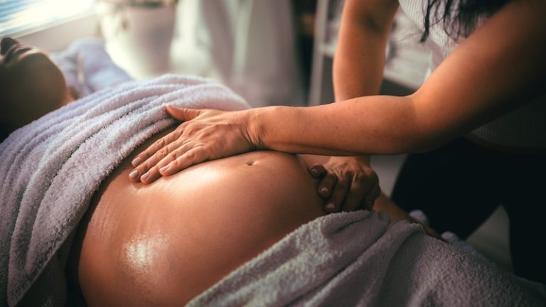 Pregnancy massage feels great